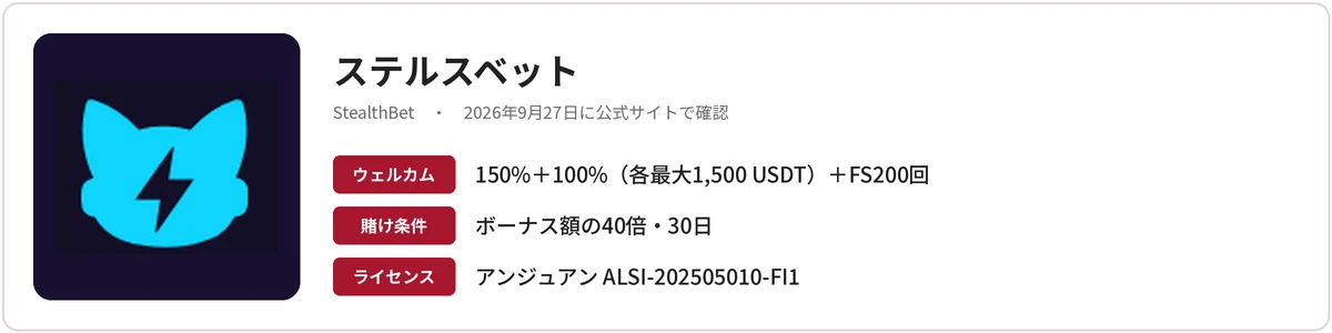 ステルスベットの概要